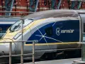 Pociąg Eurostar gotowy do podróży przez Kanał La Manche.