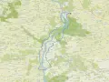 Mapa pokazuje drogę do Kazimierza Dolnego. Można tu zobaczyć, jak dojechać do Kazimierza Dolnego pociągiem, zaznaczono stacje i trasy.