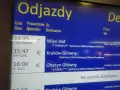 Aktualne opóźnienia pociągów Intercity: Wien Hbf opóźniony 330 min, Kraków Główny 250 min, Olsztyn Główny 220 min.