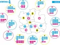 Schemat Łódź Łączy: dworzec północny łódź rozkład jazdy z numerami linii autobusowych i tramwajowych.